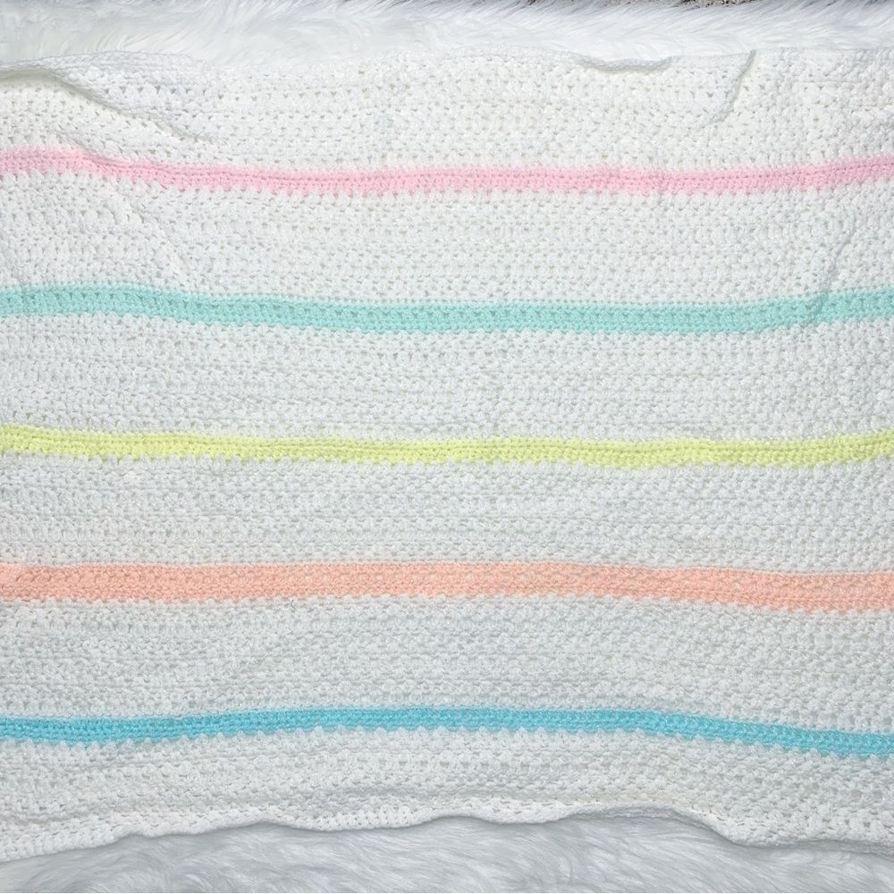 Handmade Crochet Baby Blanket - Picture 2 of 4